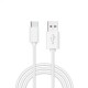 COOL CABLE USB  TIPO-C (1.2 METROS)  2.4 AMP BLANCO